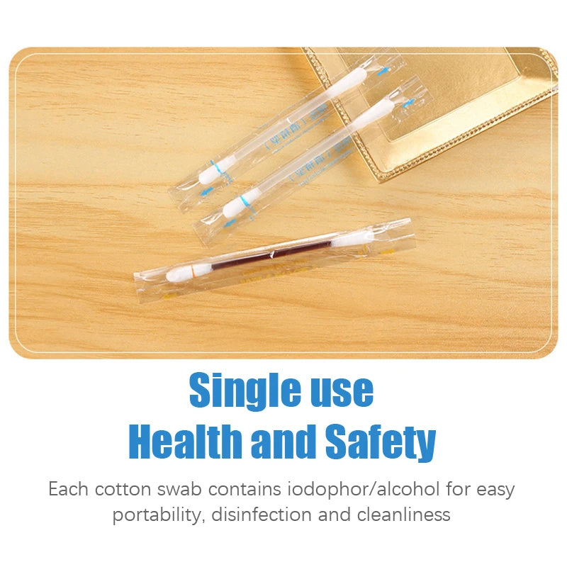 Disposable Emergency Cotton Swabs - 50pcs