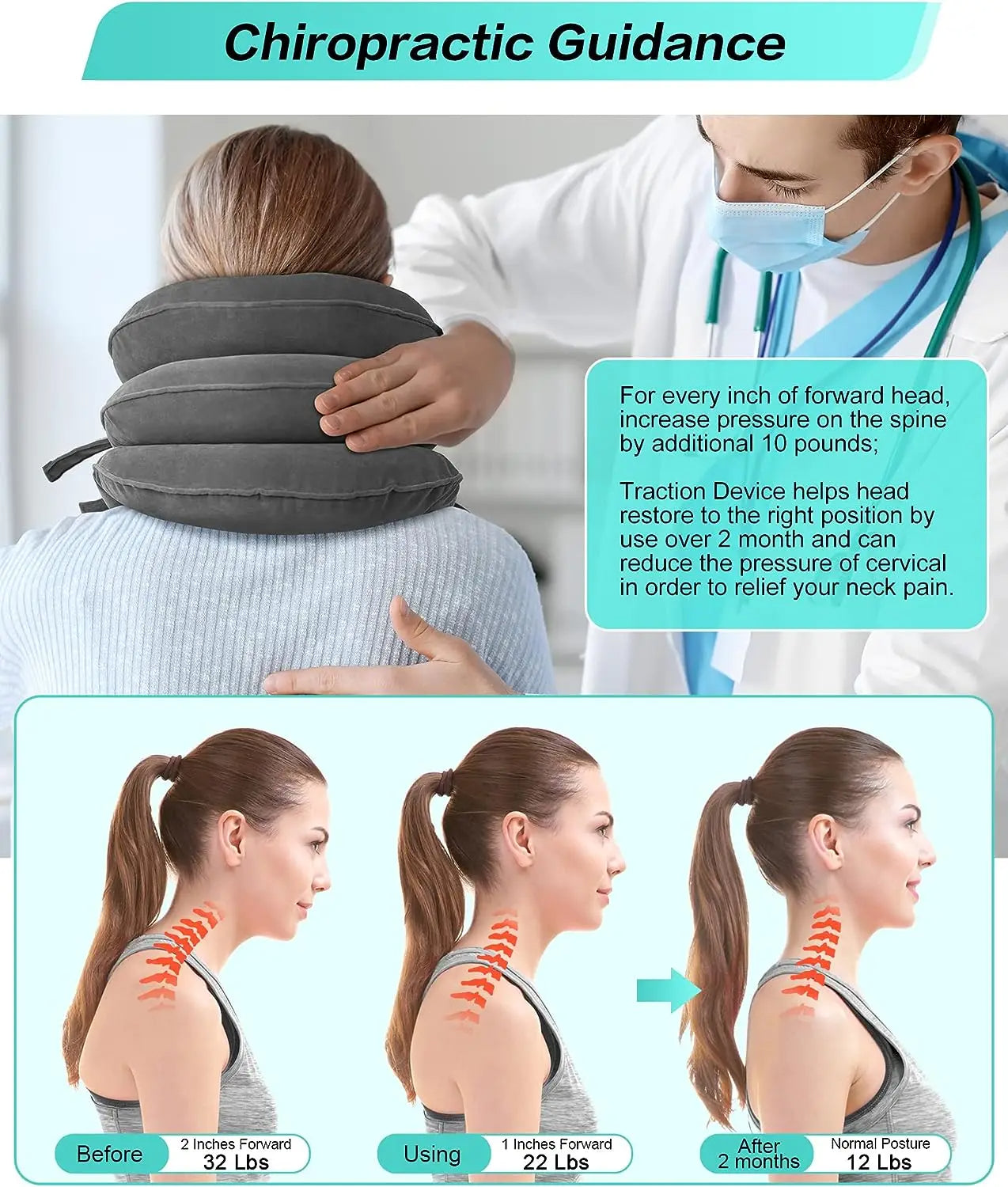 Inflatable Neck Stretcher Collar