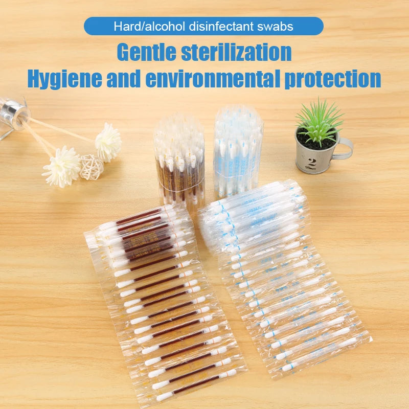 Disposable Emergency Cotton Swabs - 50pcs